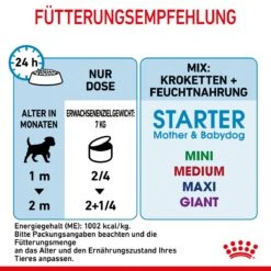 Royal Canin Starter Ultra Soft Mousse Für Welpen 12 X 195 G -Haustier Lieferungen Geschäft 03rTWbNeuUYE 9003579020036 4300 7