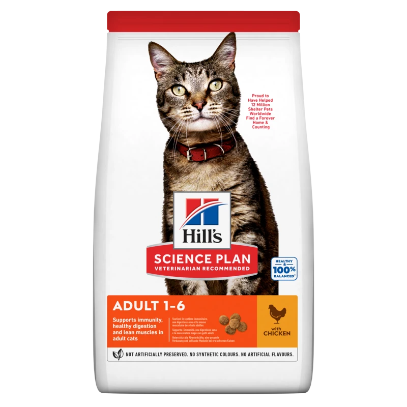 Hills Science Plan Feline Adult Trockenfutter Für Katzen 1,5 Kg Huhn Trockenfutter 7 Hills Science Plan Feline Adult Trockenfutter Für Katzen 1,5 Kg Huhn Trockenfutter – Bild 5