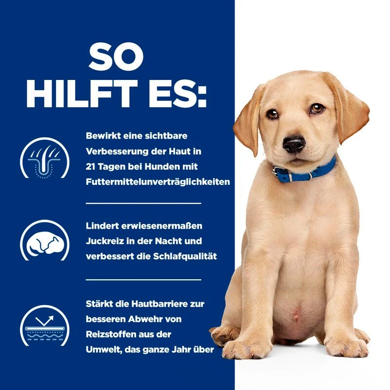 Hills Hils Prescription Diet Derm Complete Puppy Mit Reis Und Ei Trockenfutter Für Hunde 1,5 Kg Trockenfutter 6 Hills Hils Prescription Diet Derm Complete Puppy Mit Reis Und Ei Trockenfutter Für Hunde 1,5 Kg Trockenfutter – Bild 4