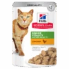 Hills Science Plan Feline Mature Adult 7+ Senior Vitality Huhn Frischebeutel Für Katzen 12 X 85 G Huhn Frischebeutel