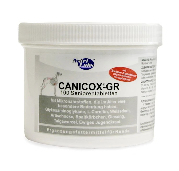 NutriLabs Canicox-GR Tabletten Für ältere Hunde 100 Seniorentabletten 4 NutriLabs Canicox-GR Tabletten Für ältere Hunde 100 Seniorentabletten – Bild 2