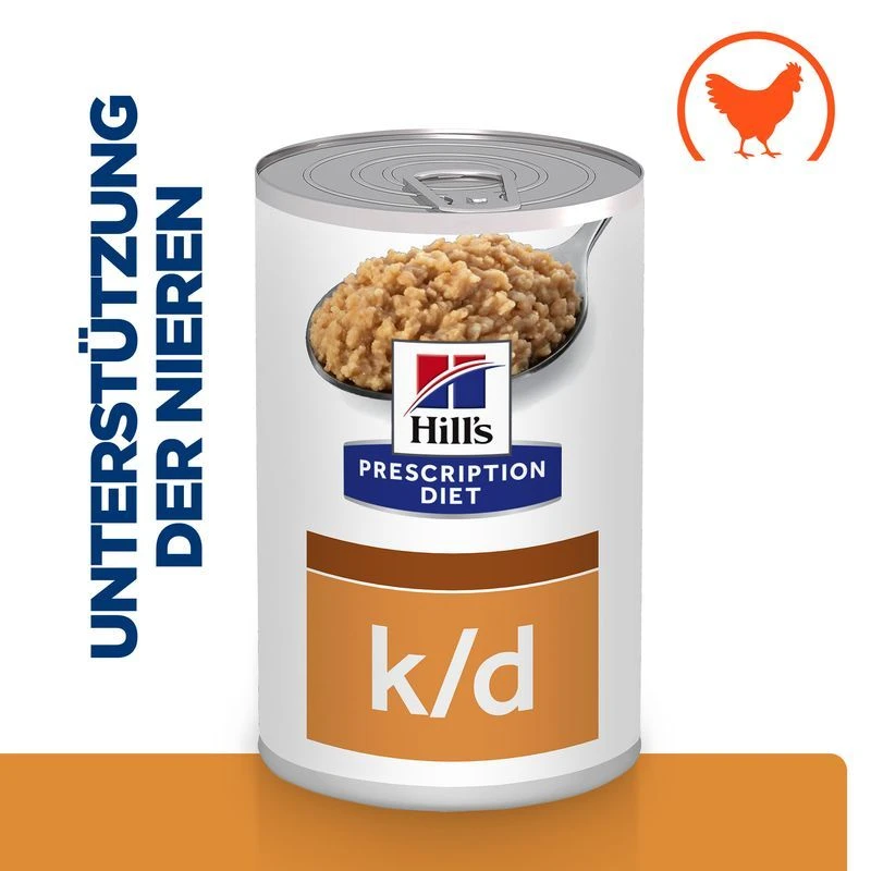 Hills K/D Für Hunde Dosenfutter Mit Huhn 12 X 370 G Dosenfutter Für Hunde 4 Hills K/D Für Hunde Dosenfutter Mit Huhn 12 X 370 G Dosenfutter Für Hunde – Bild 2