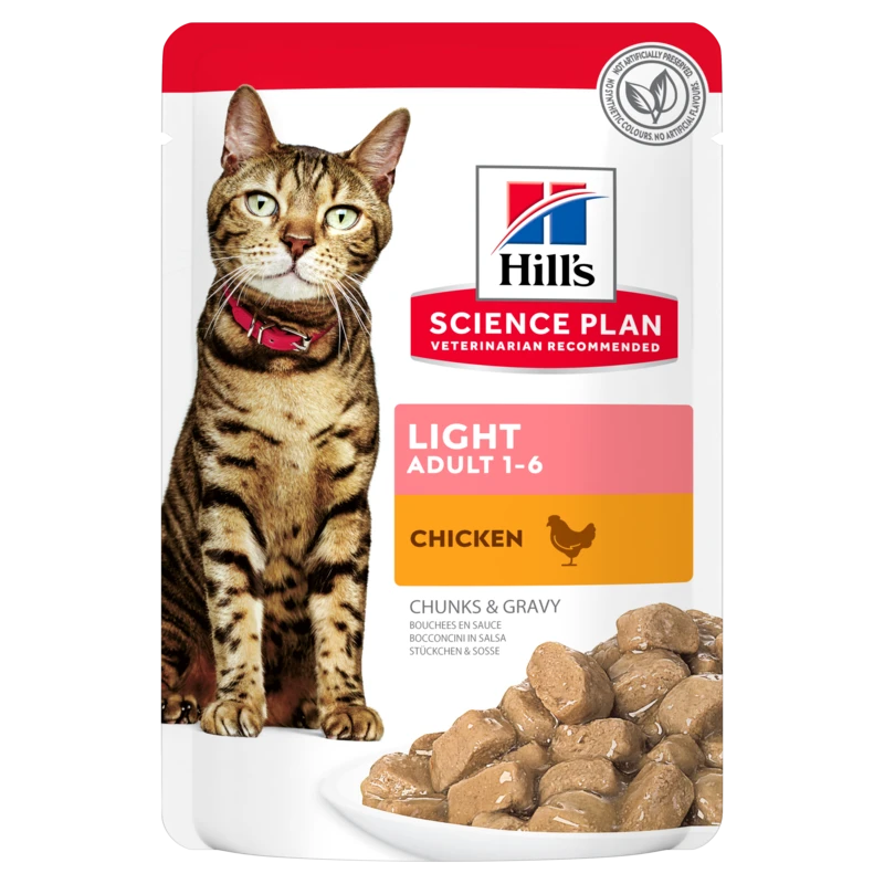 Hills Science Plan Feline Adult Light Huhn Frischebeutel Für Katzen 12 X 85 G Huhn Frischebeutel 3 Hills Science Plan Feline Adult Light Huhn Frischebeutel Für Katzen 12 X 85 G Huhn Frischebeutel