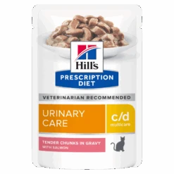 Hills Feline C/d Multicare Lachs Frischebeutel Für Katzen 12 X 85 G Lachs Frischebeutel