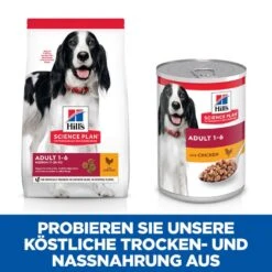 Hills Science Plan Canine Adult Huhn Dosenfutter Für Hunde 12 X 370 G Dosenfutter Mit Huhn -Haustier Lieferungen Geschäft H1DDdvhvjsrn 52742050782 5