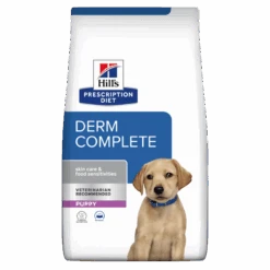 Hills Hils Prescription Diet Derm Complete Puppy Mit Reis Und Ei Trockenfutter Für Hunde 1,5 Kg Trockenfutter