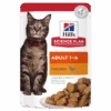 Hills Science Plan Feline Adult Frischebeutel Für Katzen 12 X 85 G Huhn Frischebeutel