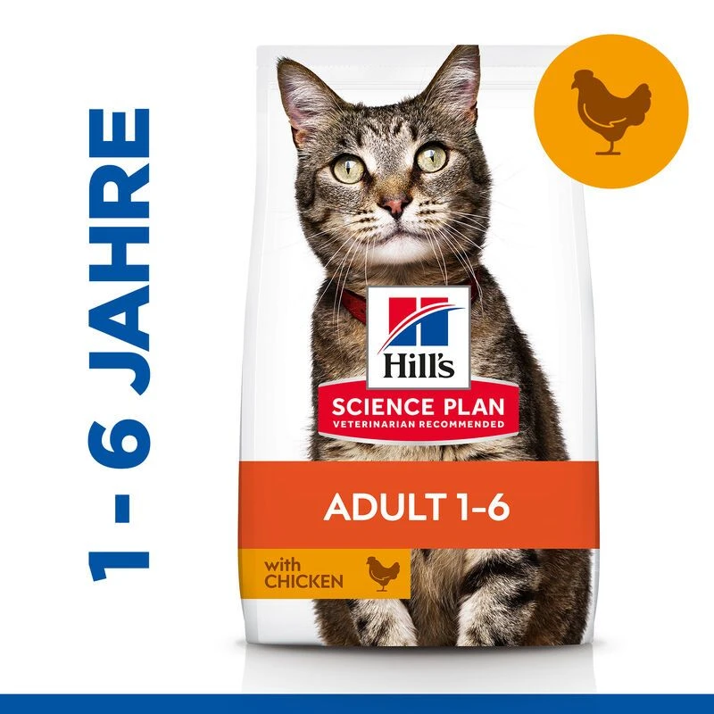 Hills Science Plan Feline Adult Trockenfutter Für Katzen 1,5 Kg Huhn Trockenfutter 4 Hills Science Plan Feline Adult Trockenfutter Für Katzen 1,5 Kg Huhn Trockenfutter – Bild 2