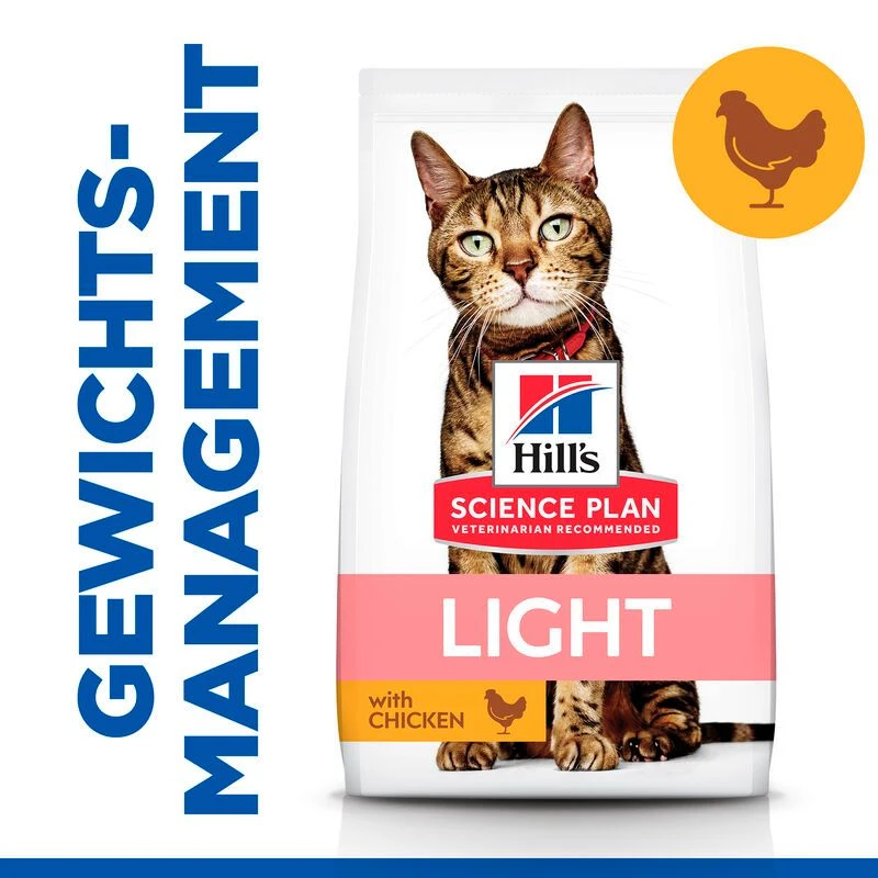 Hills Science Plan Feline Adult Light Huhn Trockenfutter Für Katzen 10 Kg Huhn Trockenfutter Für Katzen 4 Hills Science Plan Feline Adult Light Huhn Trockenfutter Für Katzen 10 Kg Huhn Trockenfutter Für Katzen – Bild 2
