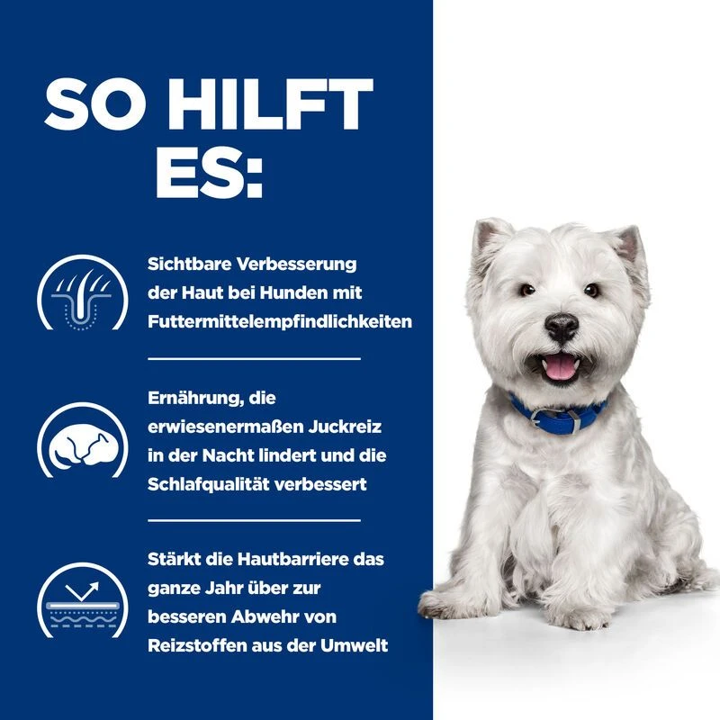 Hills Prescription Diet Canine Derm Complete Mini Trockenfutter Für Kleine Rassen 1,5 Kg Trockenfutter 6 Hills Prescription Diet Canine Derm Complete Mini Trockenfutter Für Kleine Rassen 1,5 Kg Trockenfutter – Bild 4