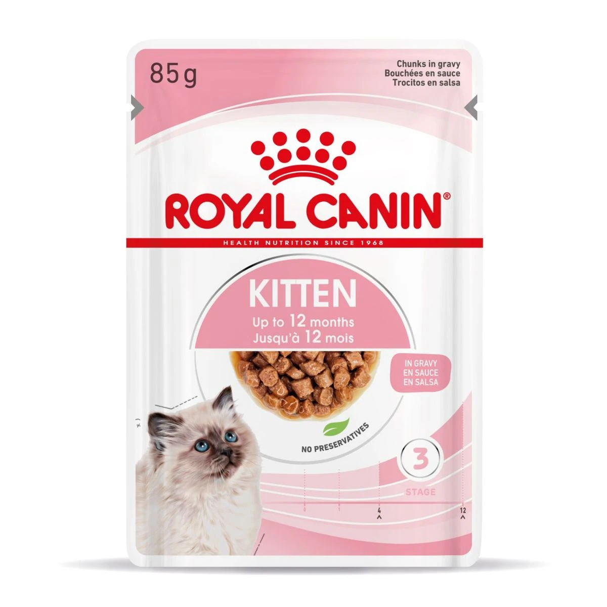 Royal Canin Kitten Second Age Für Kätzchen Bis Zum 12. Monat 12 X 85 G In Soße Frischebeutel 12 Royal Canin Kitten Second Age Für Kätzchen Bis Zum 12. Monat 12 X 85 G In Soße Frischebeutel – Bild 10