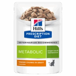 Hills Feline Metabolic Huhn Frischebeutel Für Katzen 12 X 85 G Frischebeutel Huhn