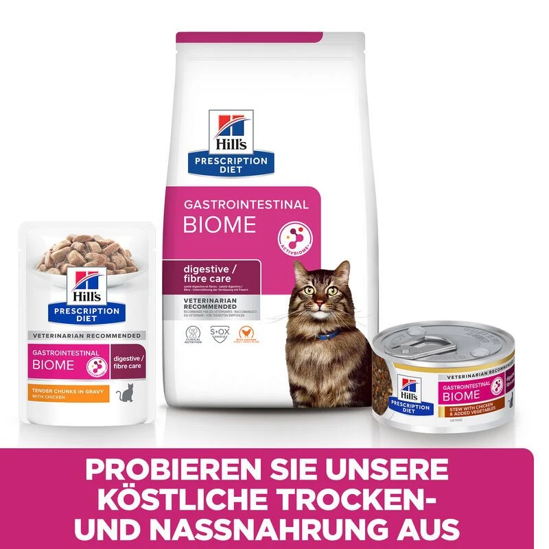 Hills Prescription Diet Feline Gastrointestinal Biome Frischebeutel Für Katze 12 X 85 G Frischebeutel 7 Hills Prescription Diet Feline Gastrointestinal Biome Frischebeutel Für Katze 12 X 85 G Frischebeutel – Bild 5