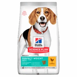 Hills Science Plan Canine Perfect Weight Adult Medium Trockenfutter 12 Kg Trockenfutter Mit Huhn