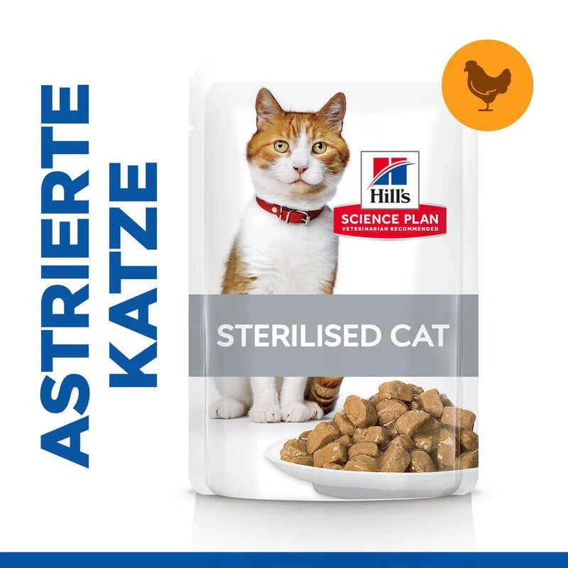 Hills Science Plan Feline Sterilised Cat Adult Huhn Frischebeutel 12 X 85 G Huhn Frischebeutel 3 Hills Science Plan Feline Sterilised Cat Adult Huhn Frischebeutel 12 X 85 G Huhn Frischebeutel – Bild 2