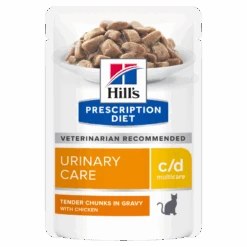 Hills Feline C/d Multicare Huhn Frischebeutel Für Katzen 12 X 85 G Huhn Frischebeutel