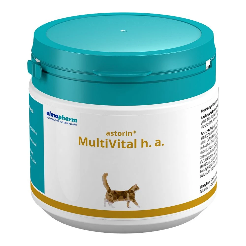 Almapharm Astorin MultiVital HA Katze Für Allergiker 100 G Pulver Dose Für Katzen – Bild 3