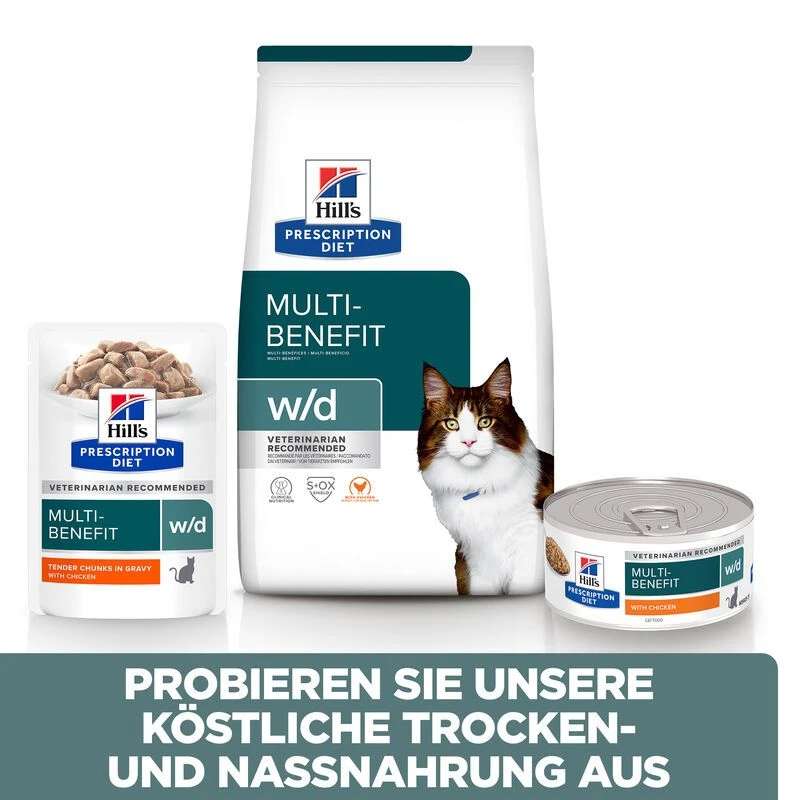Hills Feline W/d Multi-Benefit Dosenfutter Für Katzen 24 X 156 G Feingehackt - Huhn In Dosen 8 Hills Feline W/d Multi-Benefit Dosenfutter Für Katzen 24 X 156 G Feingehackt - Huhn In Dosen – Bild 6