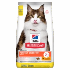 Hills Science Plan Feline Perfect Digestion Adult Trockenfutter Für Katzen 7 Kg Huhn & Reis Trockenfutter Für Katzen