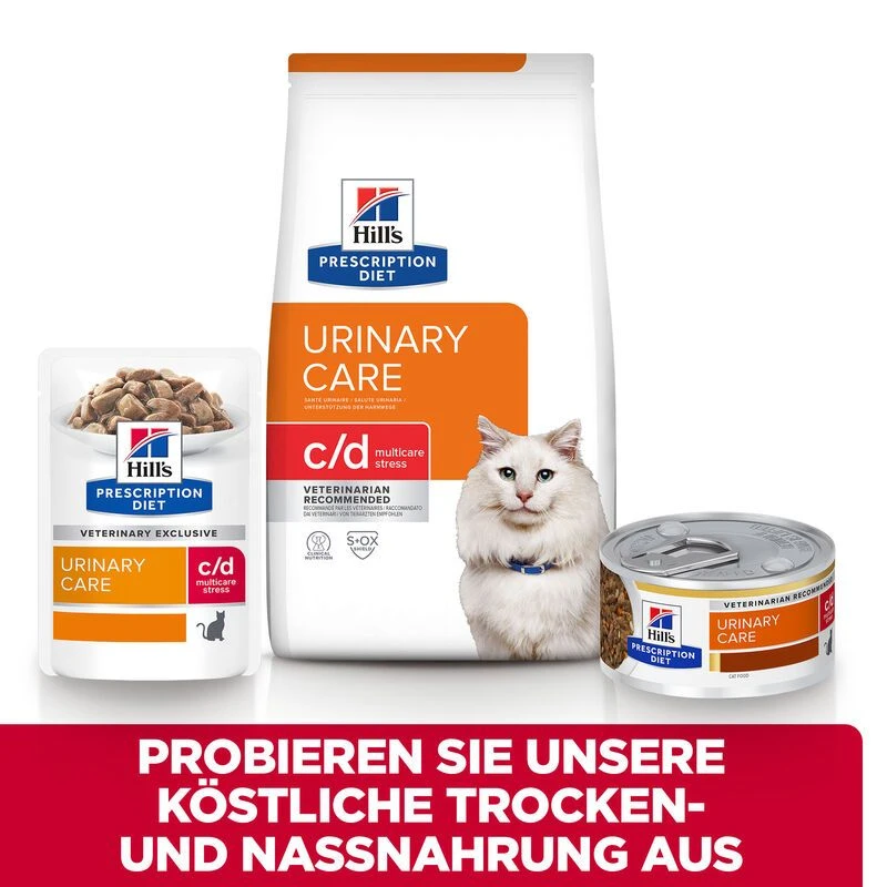 Hills Feline C/d Multicare Stress Huhn Frischebeutel Für Katzen 12 X 85 G Huhn Frischebeutel 7 Hills Feline C/d Multicare Stress Huhn Frischebeutel Für Katzen 12 X 85 G Huhn Frischebeutel – Bild 5