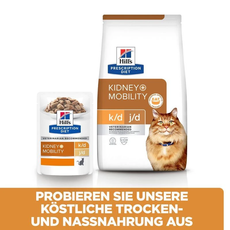 Hills K/d + Mobility Frischebeutel Für Katzen 12 X 85 G Frischebeutel Für Katzen 8 Hills K/d + Mobility Frischebeutel Für Katzen 12 X 85 G Frischebeutel Für Katzen – Bild 6