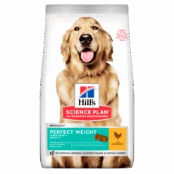Hills Science Plan Canine Adult Perfect Weight Large Breed Trockenfutter 12 Kg Trockenfutter Mit Huhn
