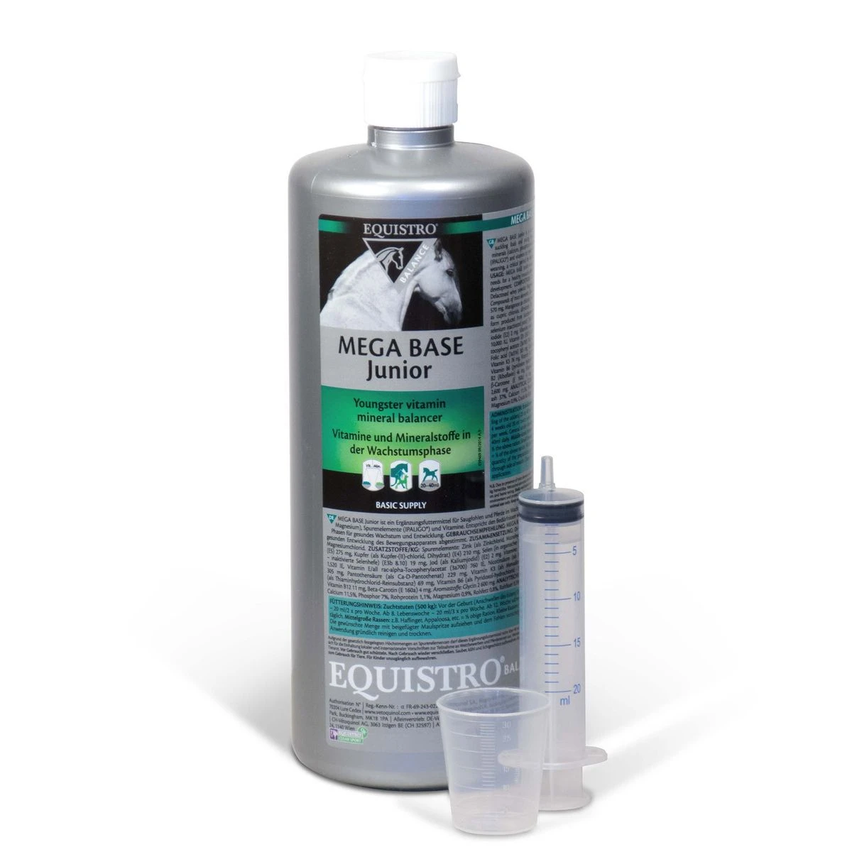 EQUISTRO Mega Base Junior Fürs Pferd 1000 Ml Mega Base Junior 3 EQUISTRO Mega Base Junior Fürs Pferd 1000 Ml Mega Base Junior